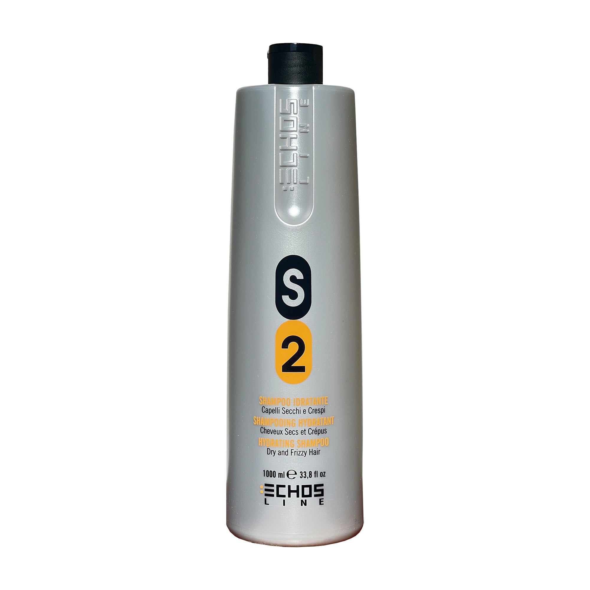 1000ml Echosline S2 Hydrating Shampoo for Dry & Frizzy Hair