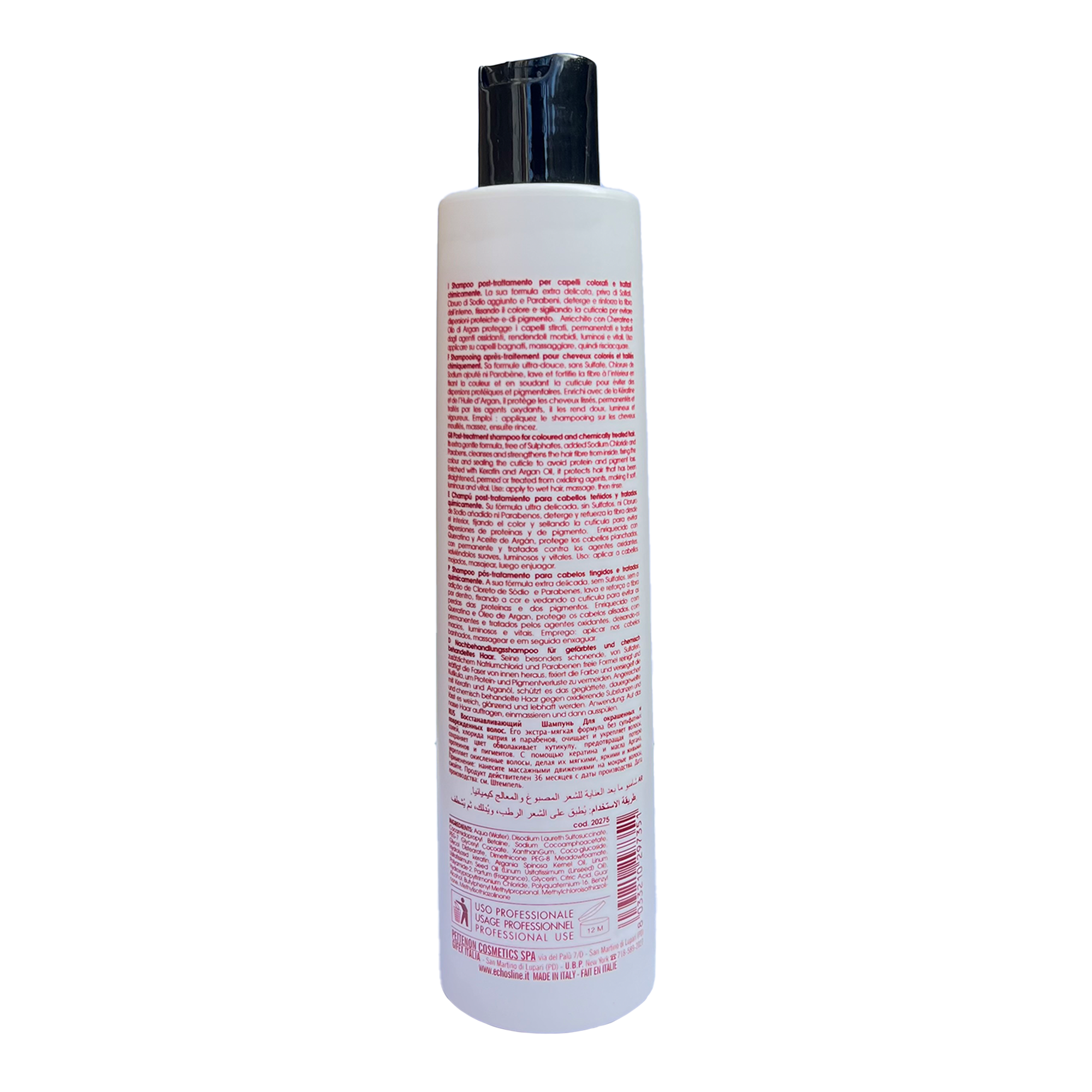 350ml Seliar Keratin Shampoo Post Treatment for Coloured and Chemically Treated Hair, Paraben Free