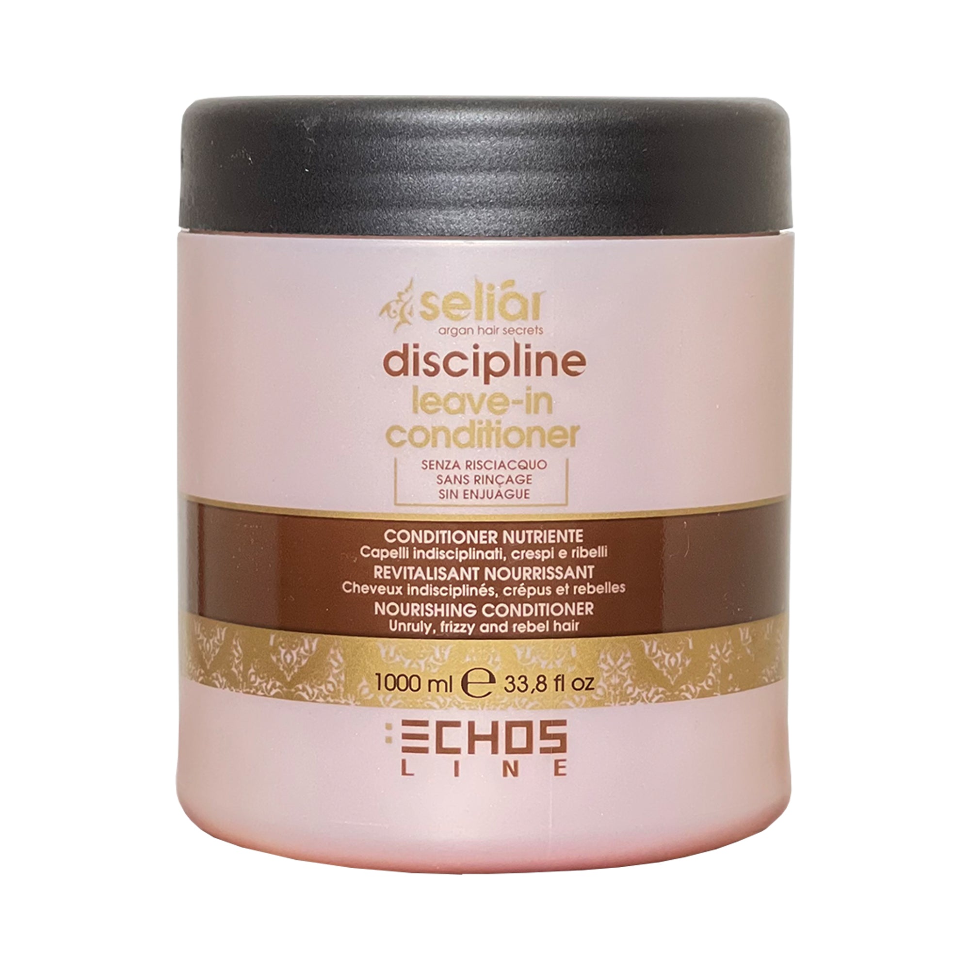 1000ml Seliar Discipline Leave-In Anti-Frizz Nourishing Conditioner for Unruly, Frizzy & Rebel Hair (Copy)