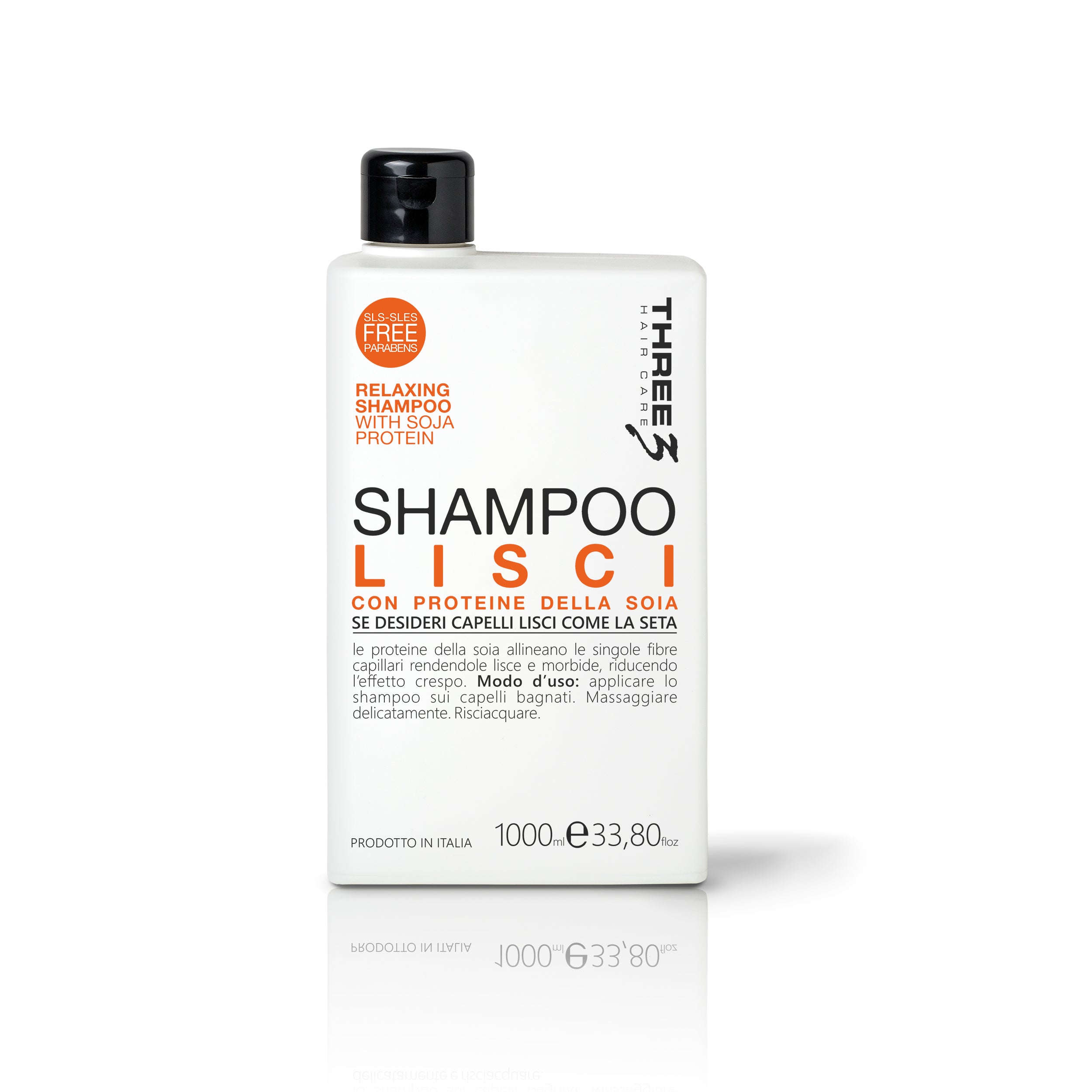 THREE Hair Relaxing Shampoo With Soy Protein 1000ml