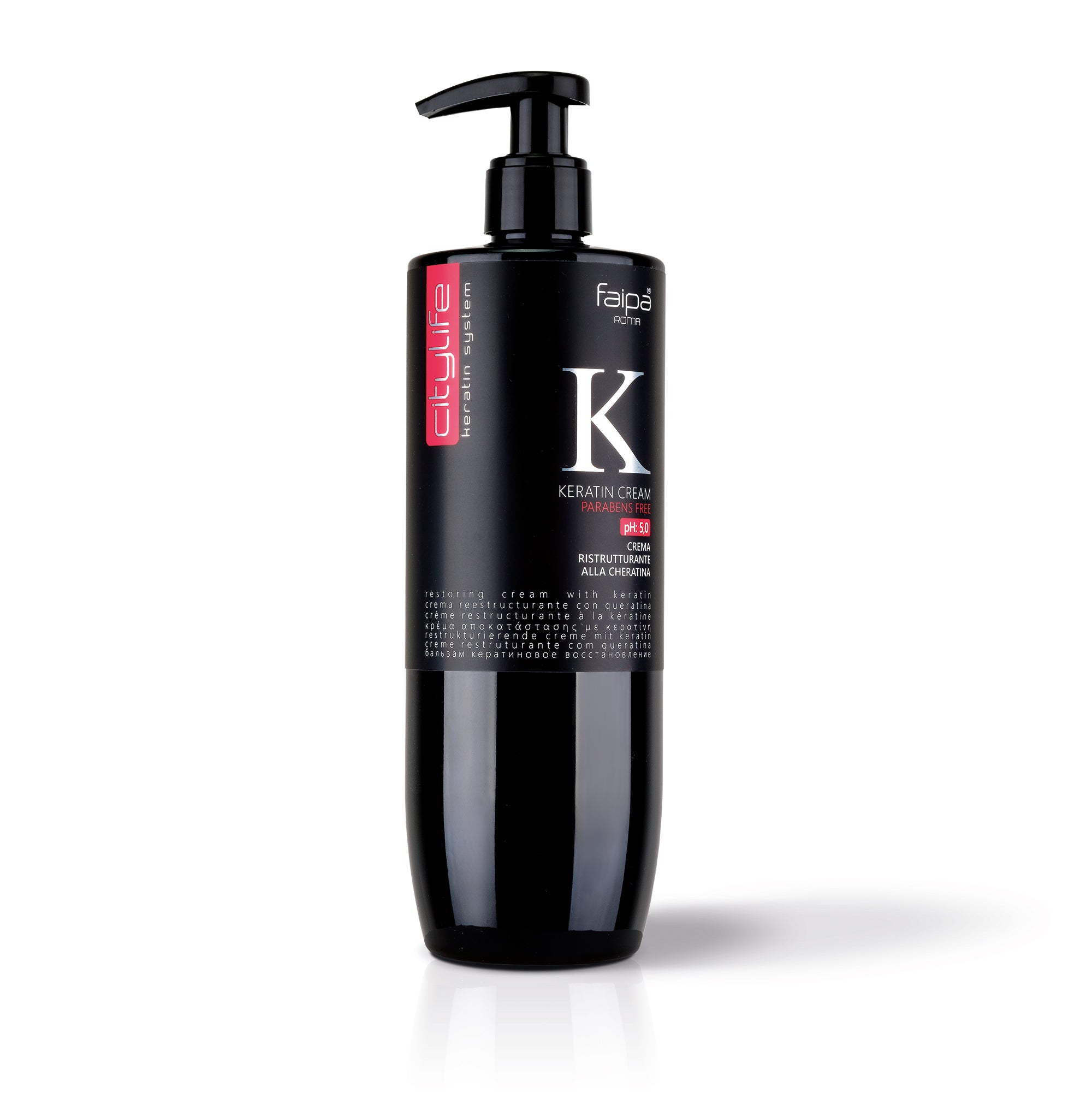CITYLIFE Restoring Hair Cream With Keratin, Macadamia, Argan And Olive 500ml