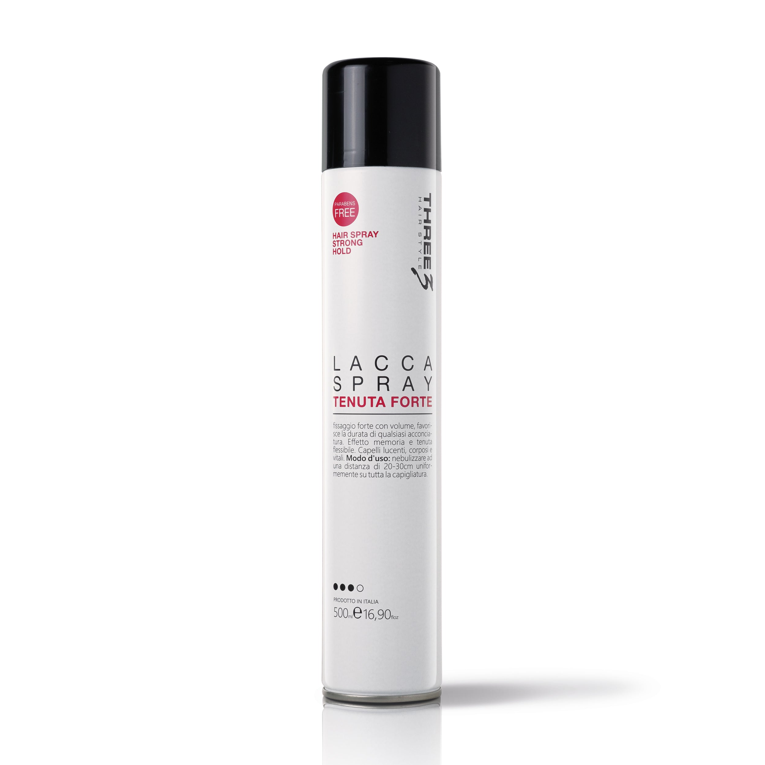 THREE Hair Spray Strong Hold 500ml