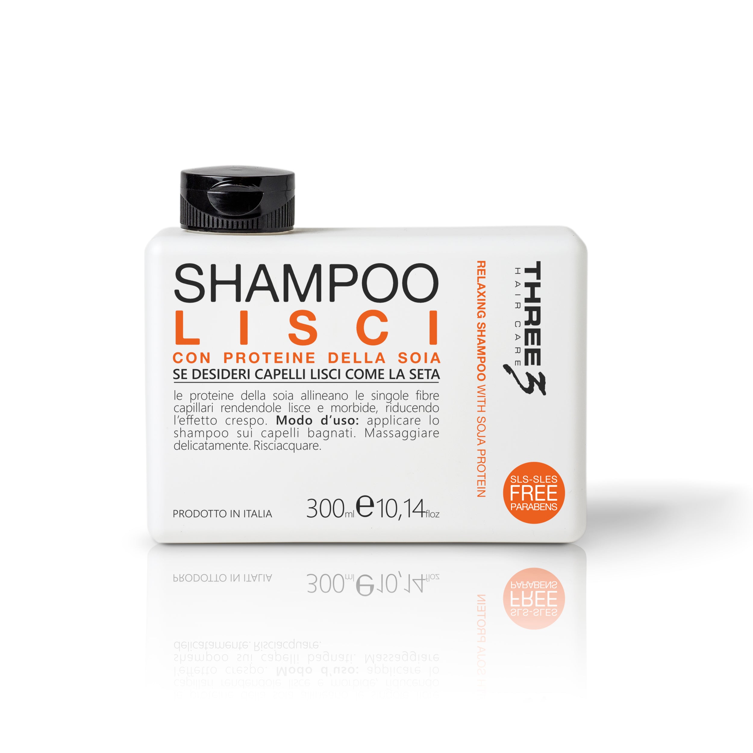 THREE Hair Relaxing Shampoo With Soy Protein 300ml