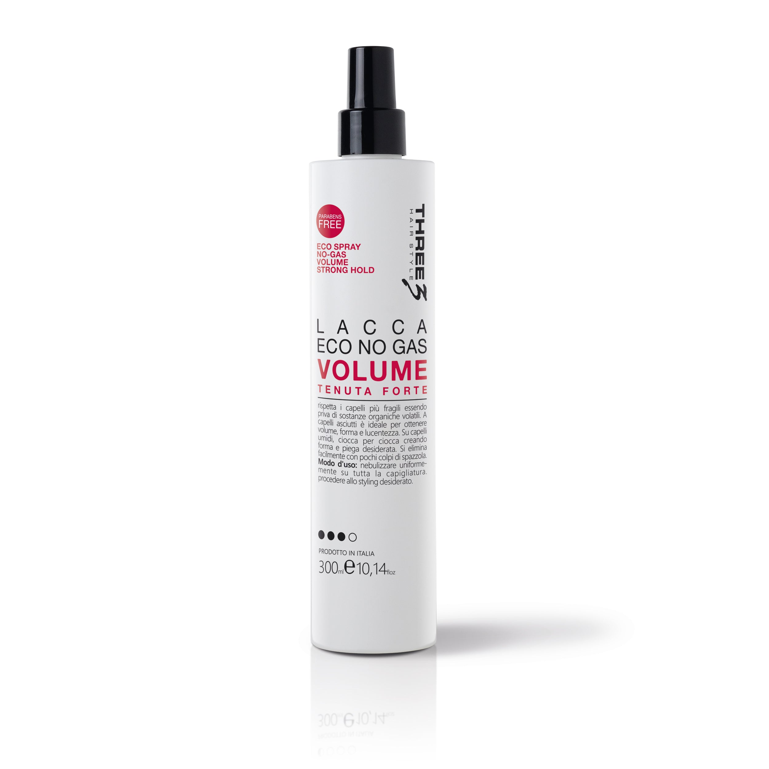THREE Eco Spray No-Gas Hair Volume Strong Hold 300ml
