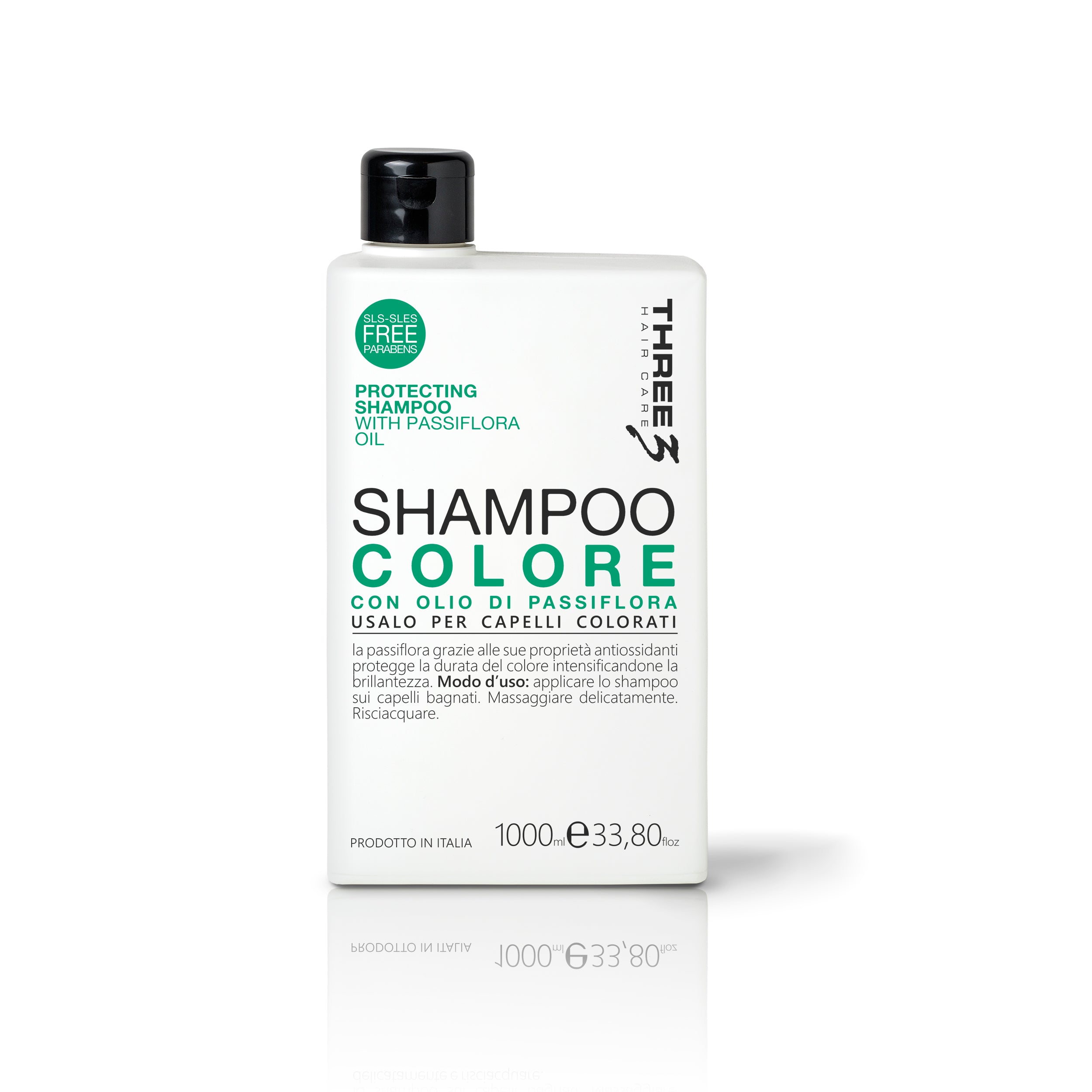 THREE Protecting Hair Shampoo With Passiflora Oil 1000ml
